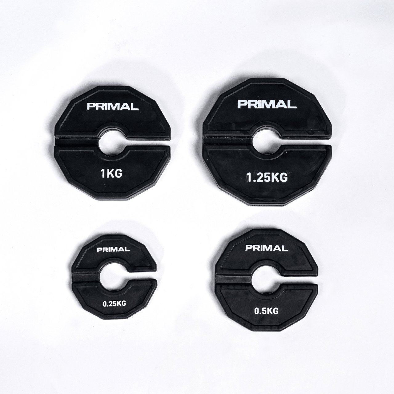 Black Fractional Plates (Pairs)
