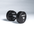 Black Fractional Plates (Pairs)