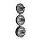 Primal Pro Series Wall Mounted Plate Storage (3 Bullhorns, inc. Fixings)