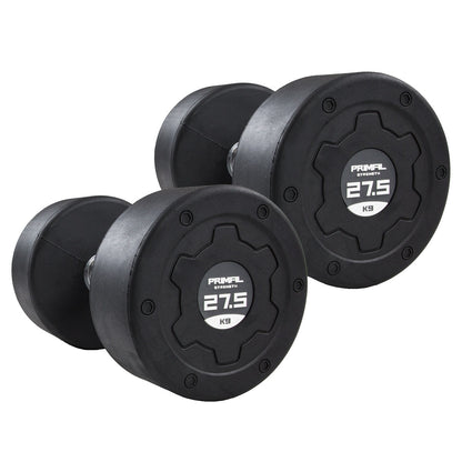 Primal Pro Series Rubber Dumbbells (Pairs)