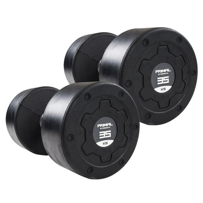 Primal Pro Series Rubber Dumbbells (Pairs)