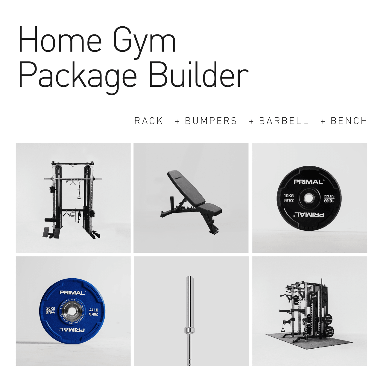 Build Your Own Home Gym Bundle