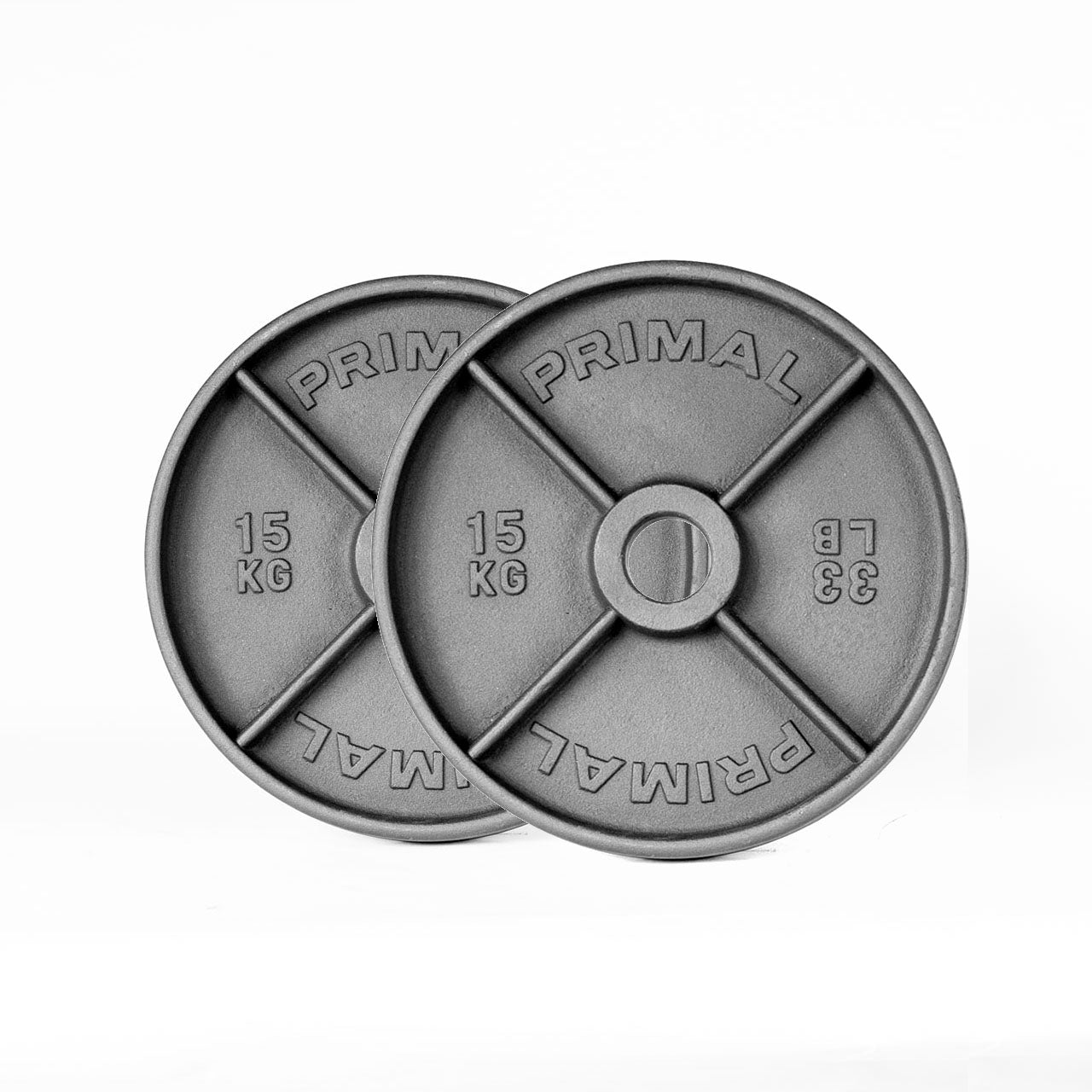 Primal Pro Series "Deep Dish" Olympic Weight Plate - 15kg (PAIR)