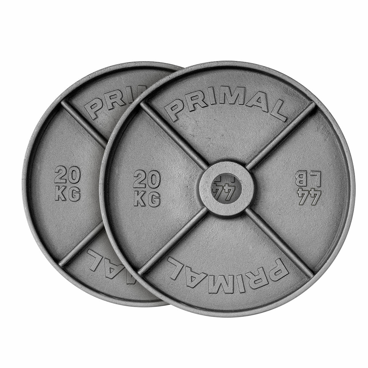 Primal Pro Series "Deep Dish" Olympic Weight Plate - 20kg (PAIR)