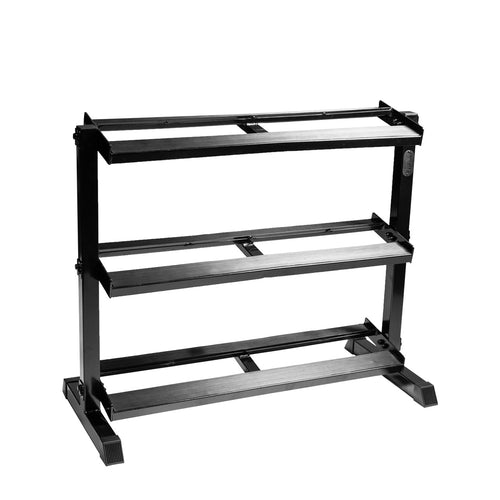 Compact 3-Tier Dumbbell Rack