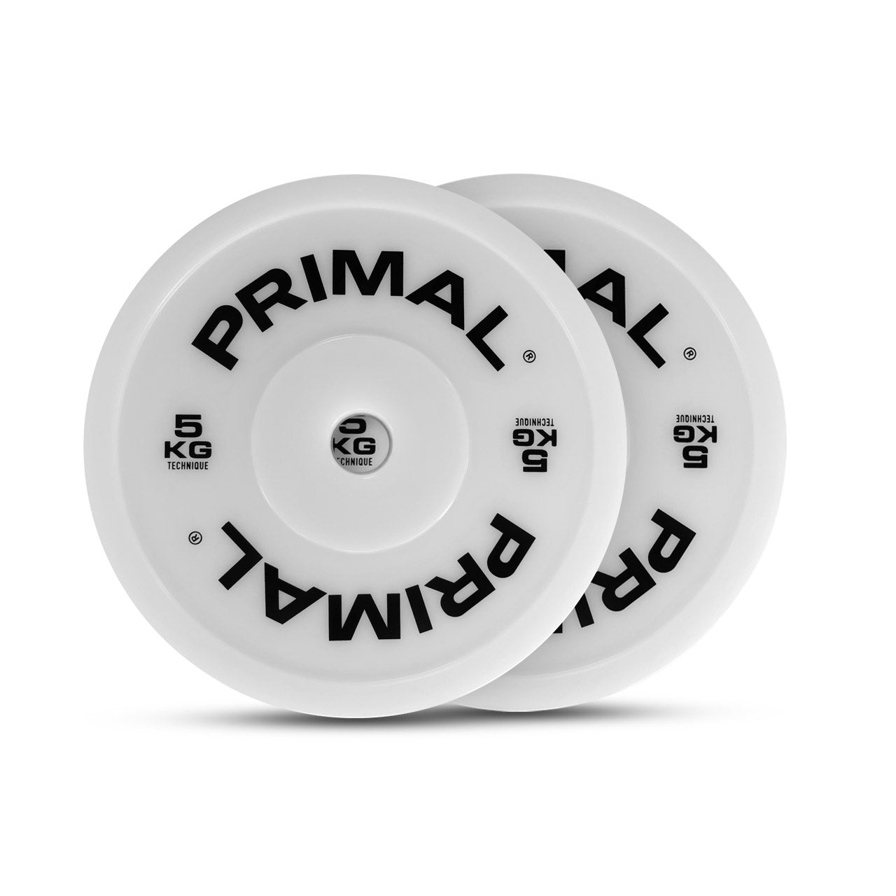 Primal Performance Series Olympic Technique Bumper Plate - 2 x 5kg (PAIR)