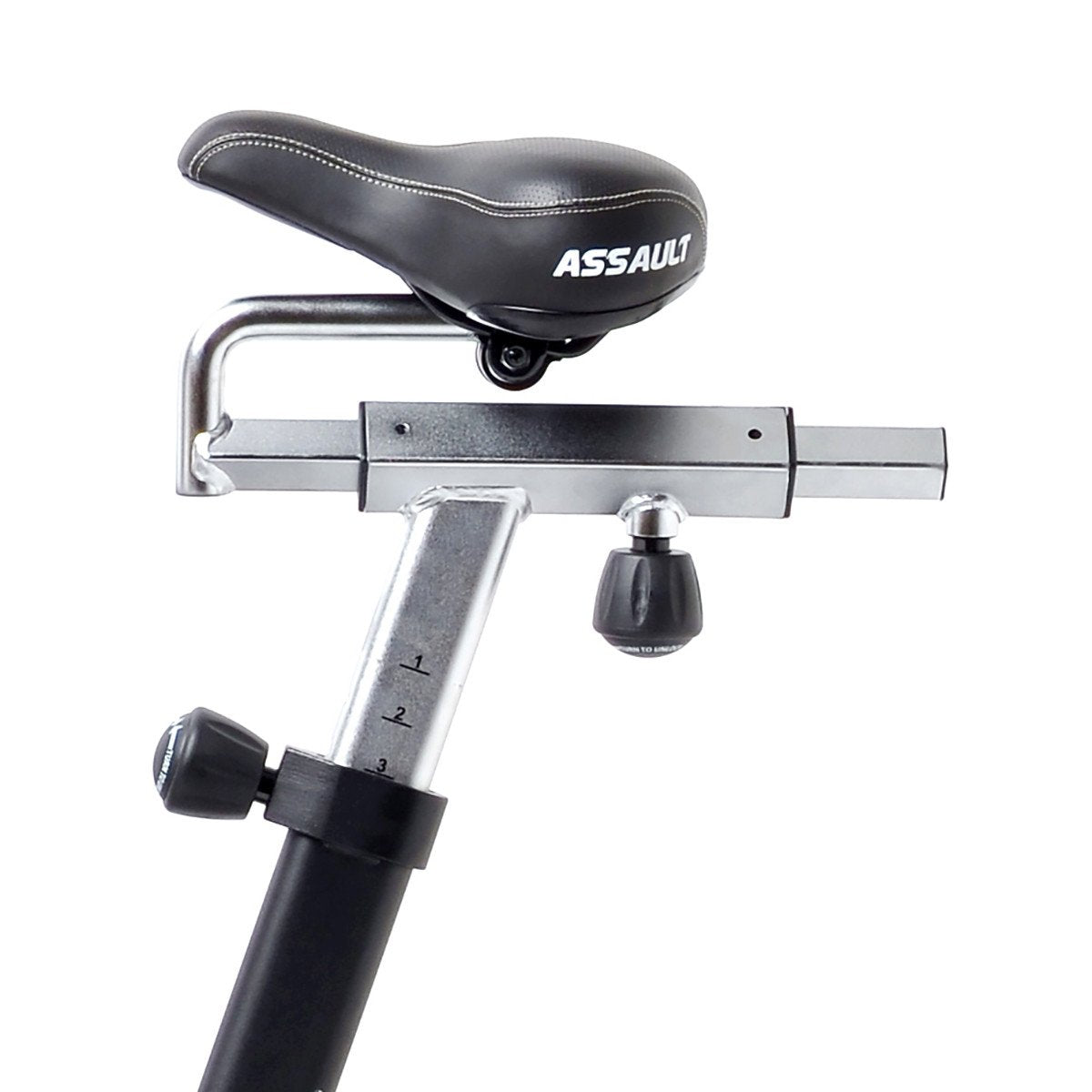 the seat of a air assault bike