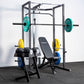 Ultimate Home Rack Package W/Rubber Bumpers & Adjustable Dumbbells