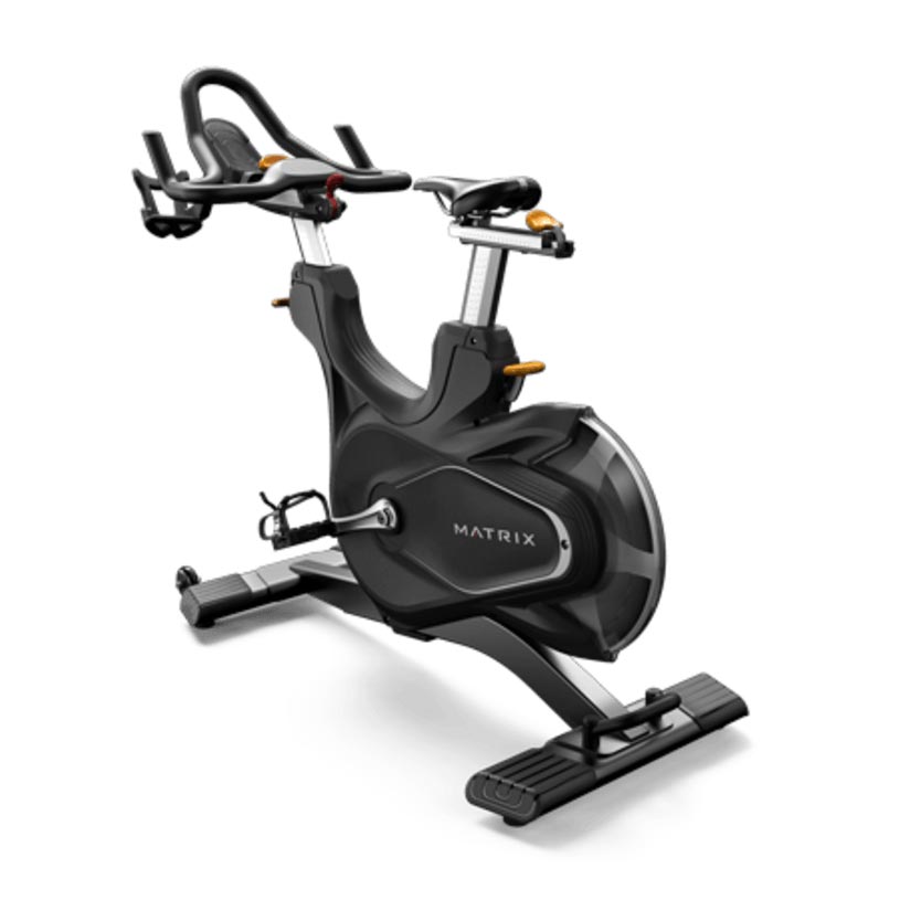a complete gym spin bike with all components