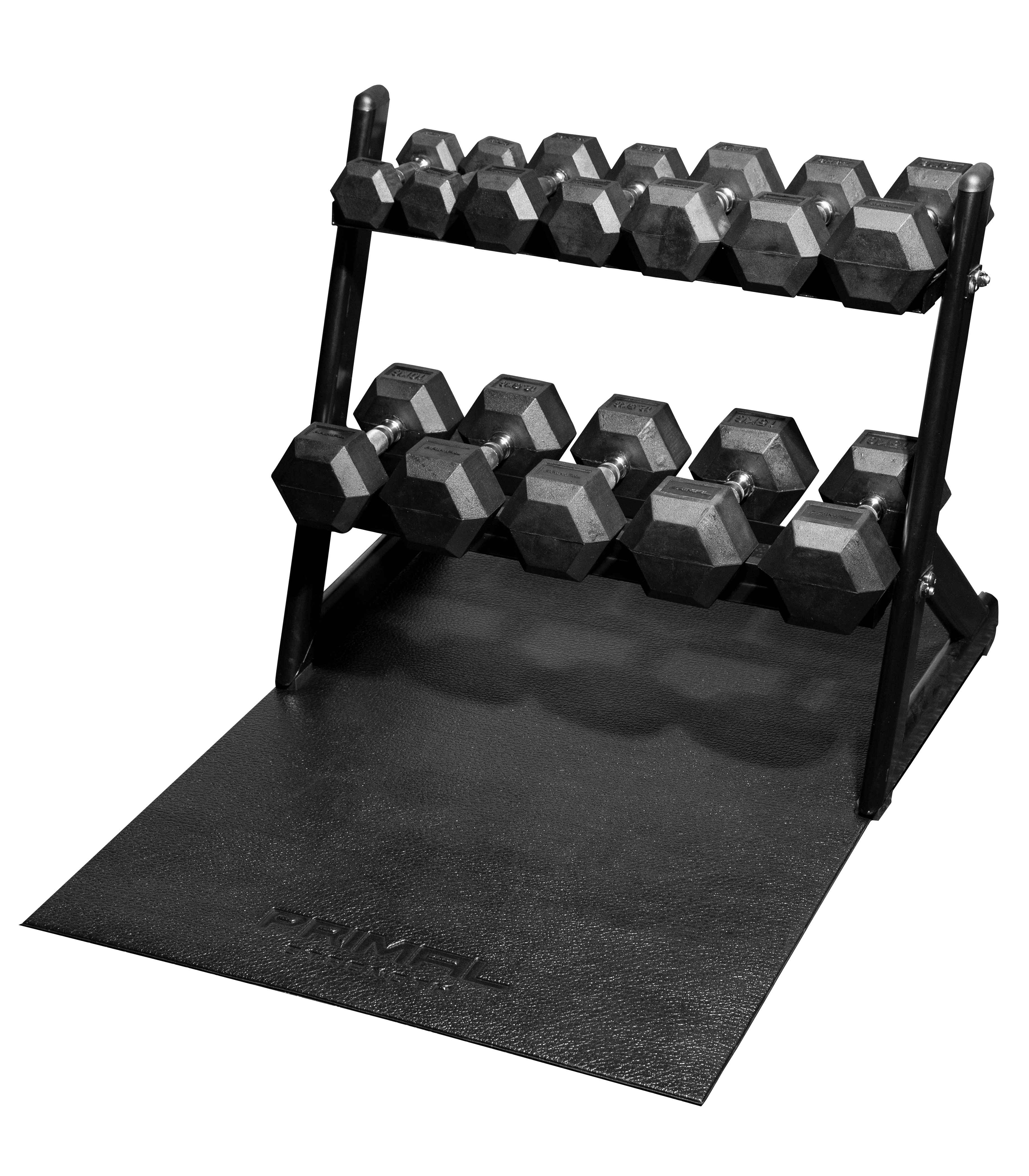 Small dumbbell set with rack sales