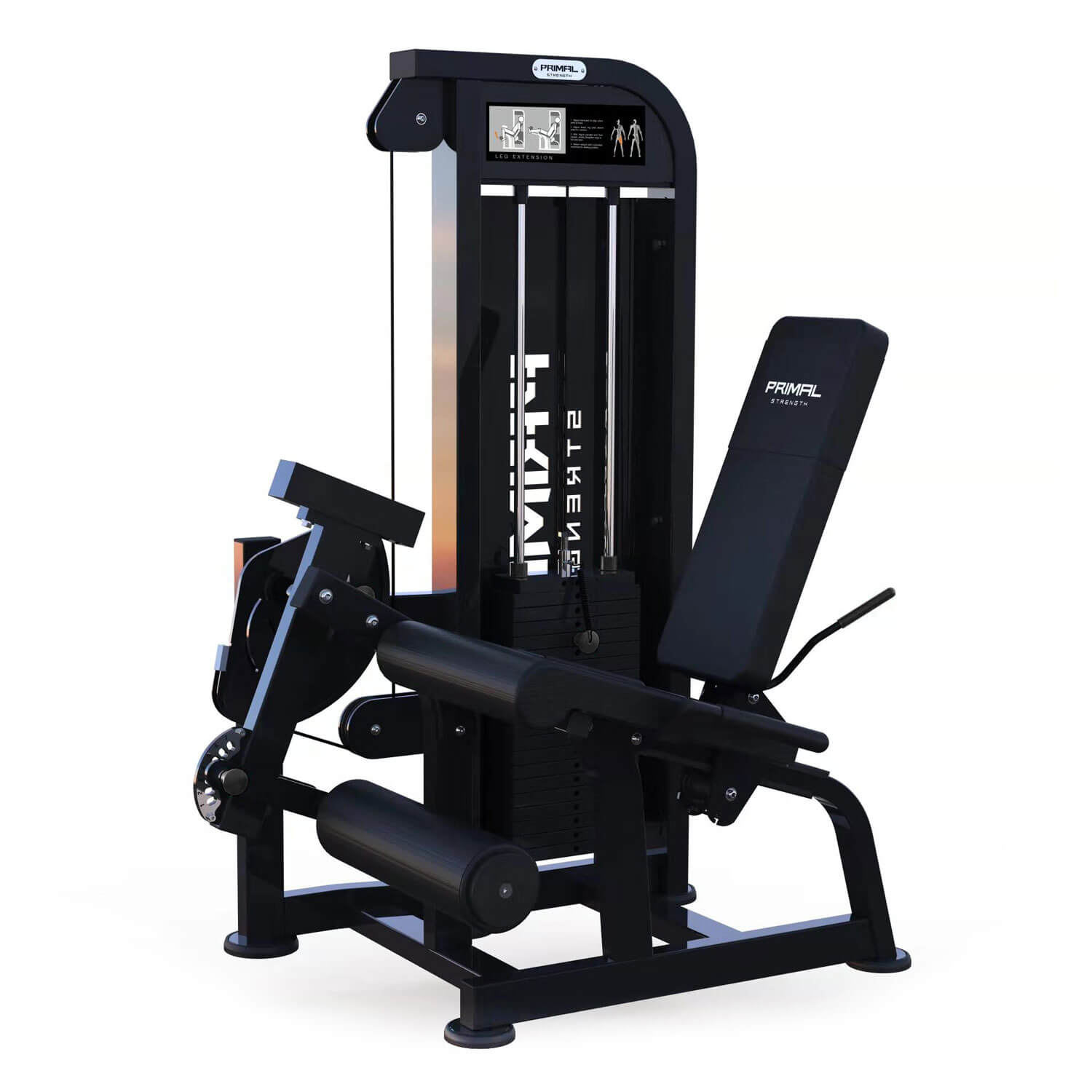 a commercial leg extension gym resistance machine