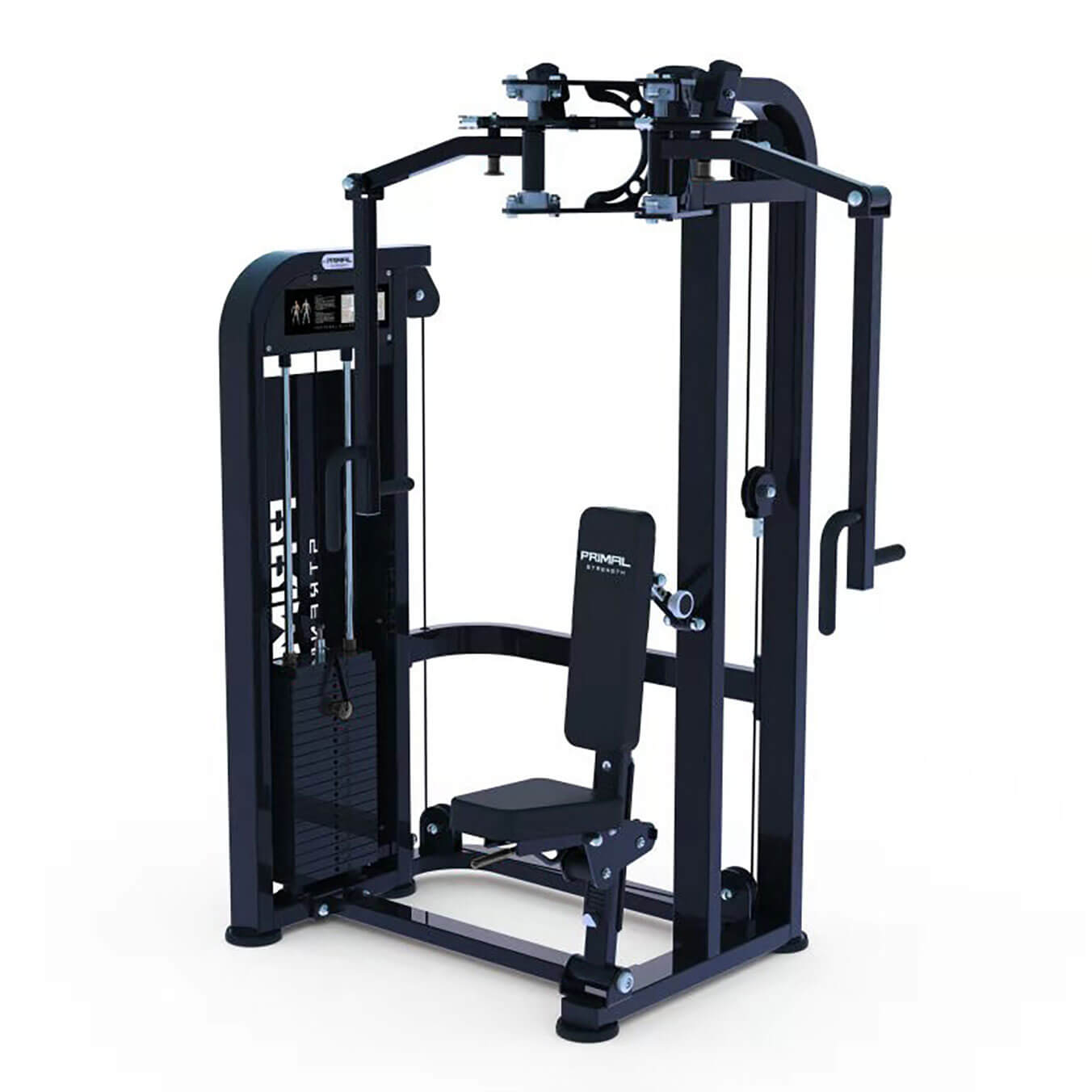 a commercial pec dec gym resistance machine