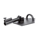 a black stand alone floor landmine attachment