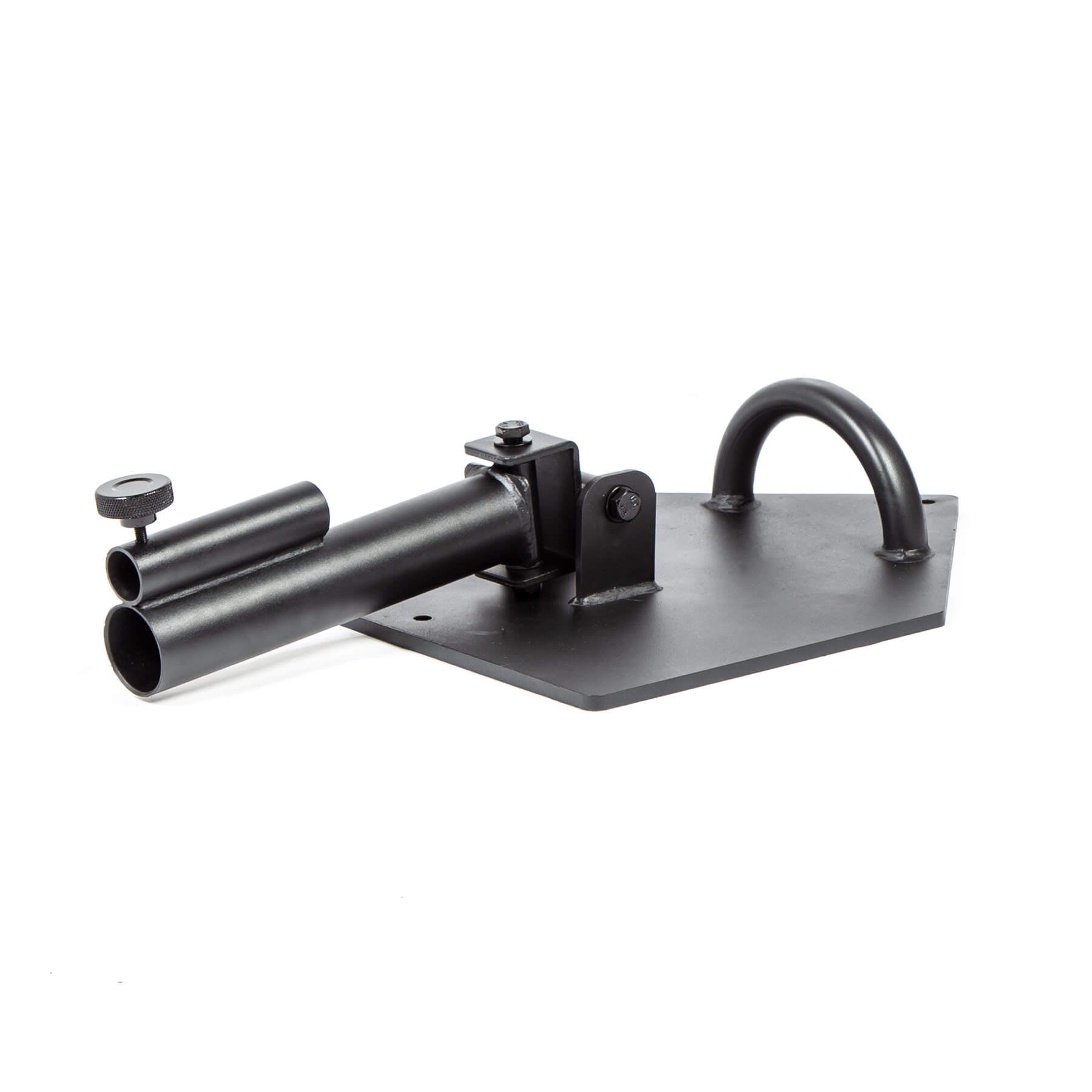 a black stand alone floor landmine attachment