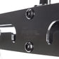 the bolts on a black gym cable attachment