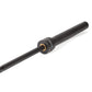 the sleeve of a black austin olympic deadlift bar
