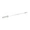 a silver aluminium technique barbell