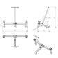 a diagram and dimensions of a barbell bar jack