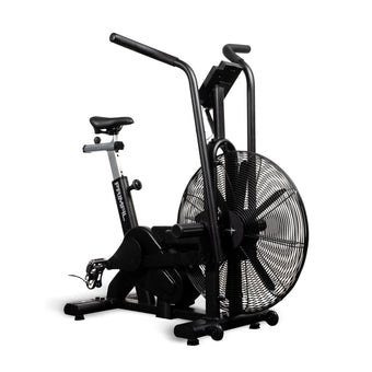 a complete black primal strength airbike cardio machine