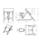 a diagram and dimensions of a preacher curl bench