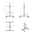a diagram and dimensions of a weight plate rack with wheels