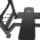 the bench and platform of a olympic weight bench