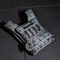 A 20kg camouflage weighted vest lying on a gym floor.
