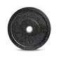 a black and yellow 15kg hi temp weight plate