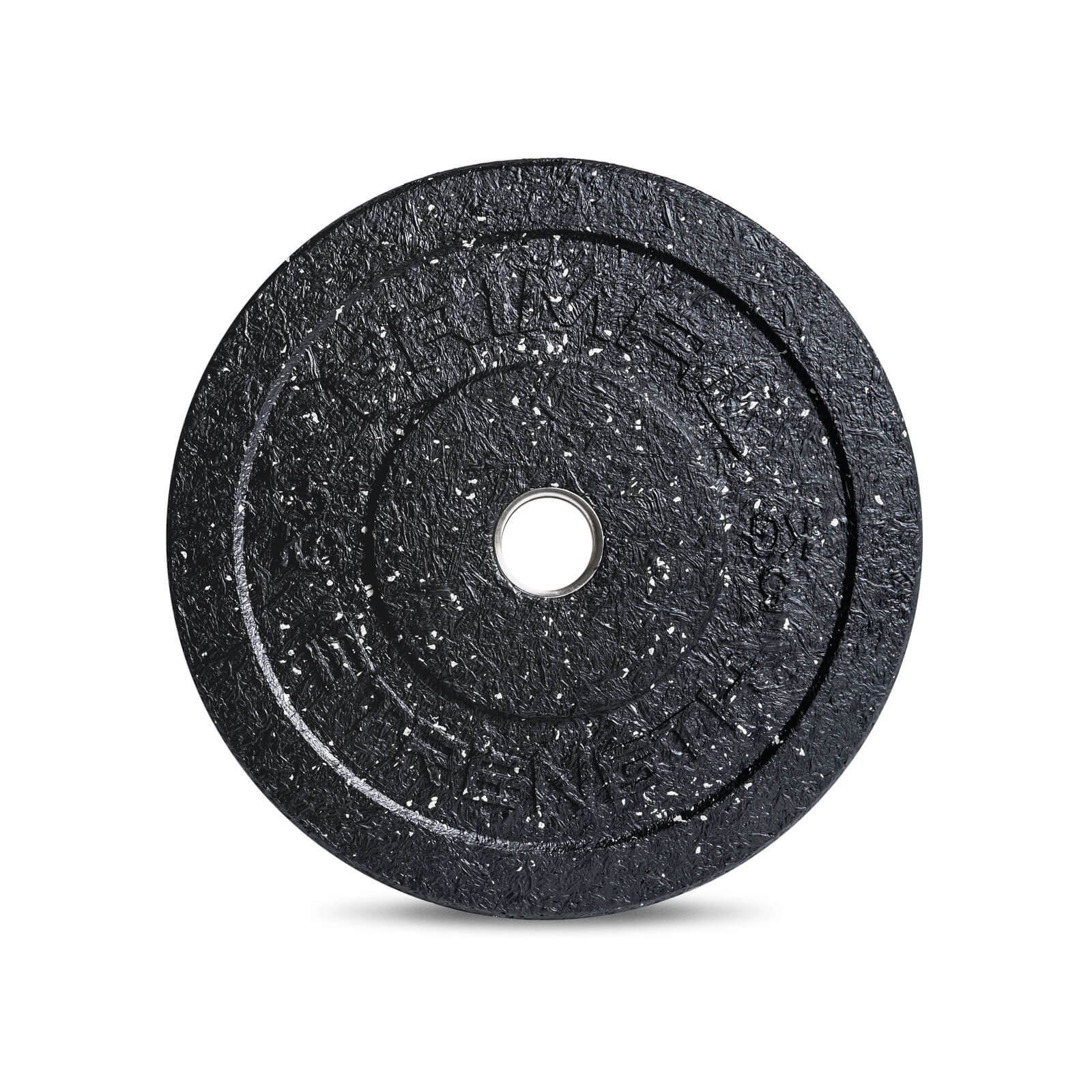 a black and white 5kg hi temp weight plate