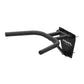 black wall mounted dip handles
