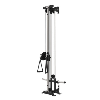 a wall mounted single cable pulley machine