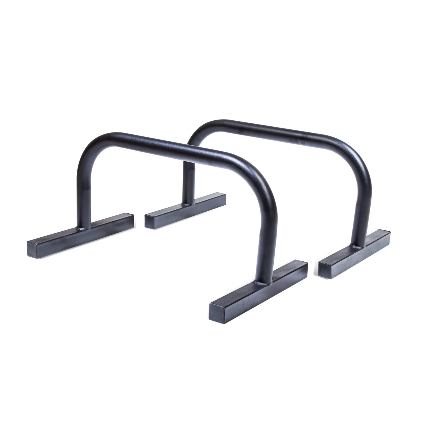 a pair of black parallel bars