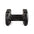 three single primal strength black urethane dumbbells