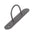 black wall and floor mounted battle rope anchor