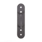 black wall and floor mounted battle rope anchor