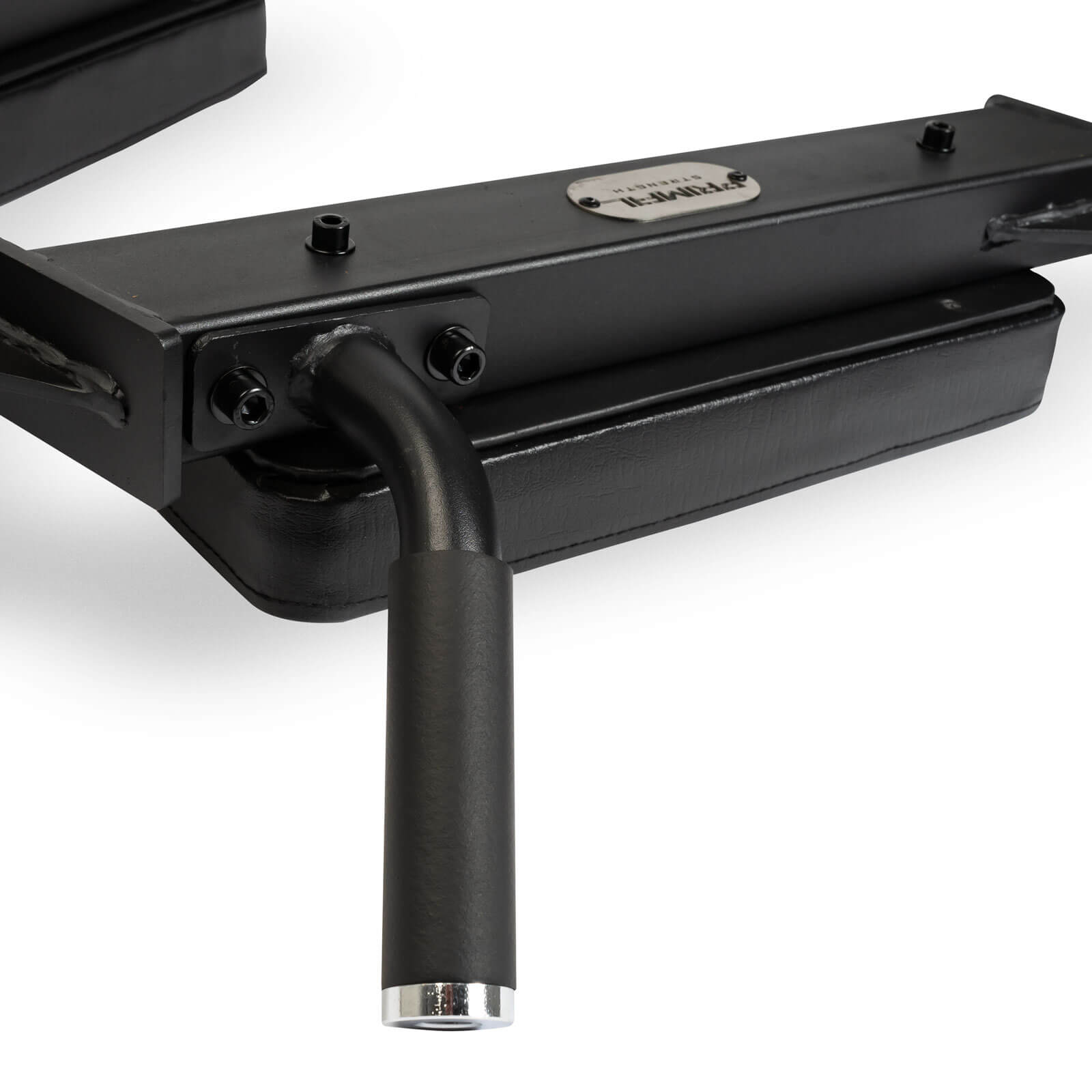 support pads of a black wishbone gym attachment