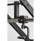 the adjustable handle on a plate loaded pullover machine