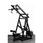 a black plate loaded pullover gym machine