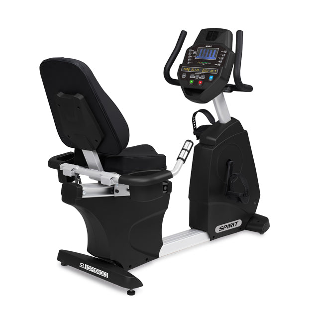Spirit Fitness CR800 Recumbent Bike (Black)