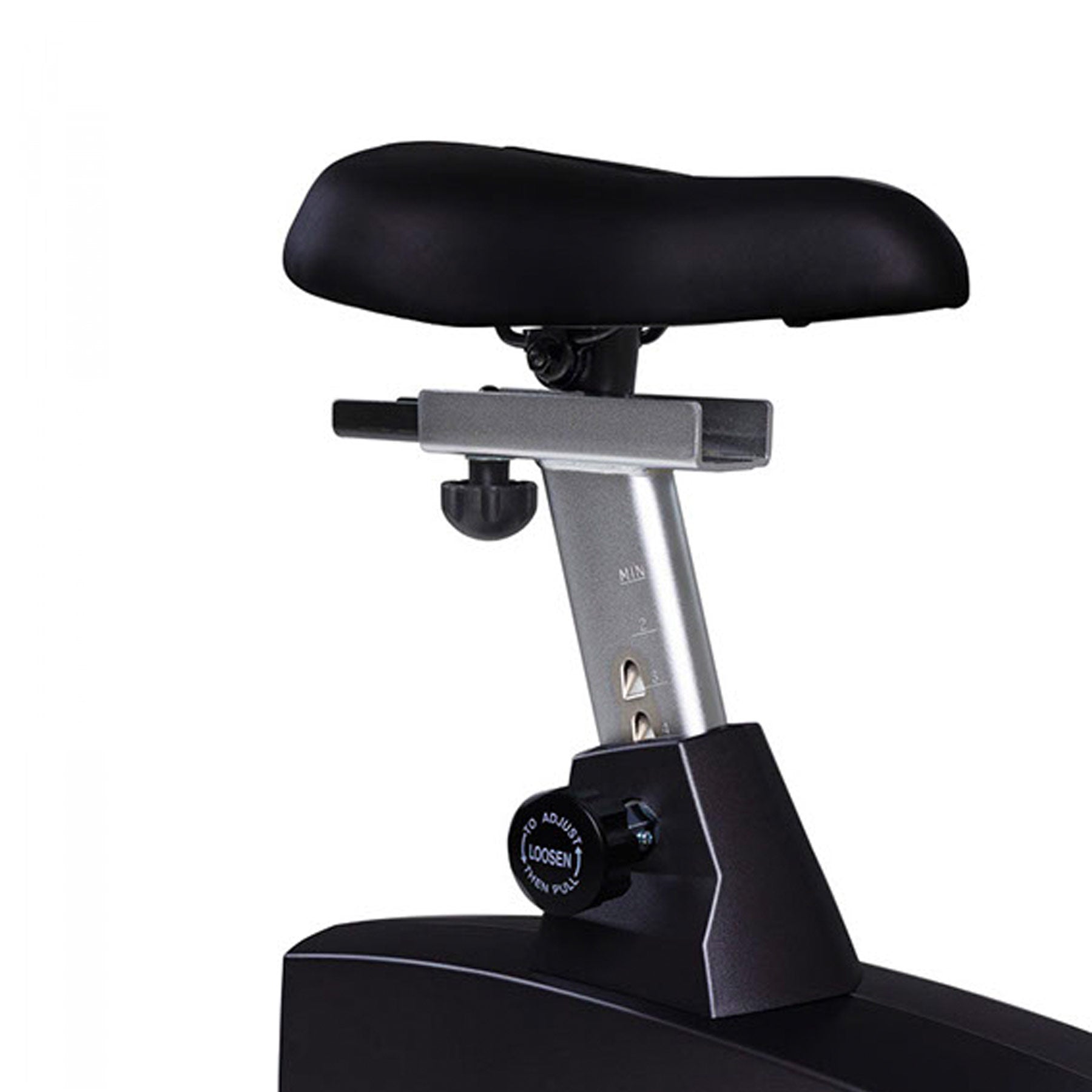 spirit fitness cu800 upright bike adjustable seat