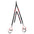 red and black gym suspension trainer