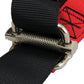 the metal clasps on a gym suspension trainer