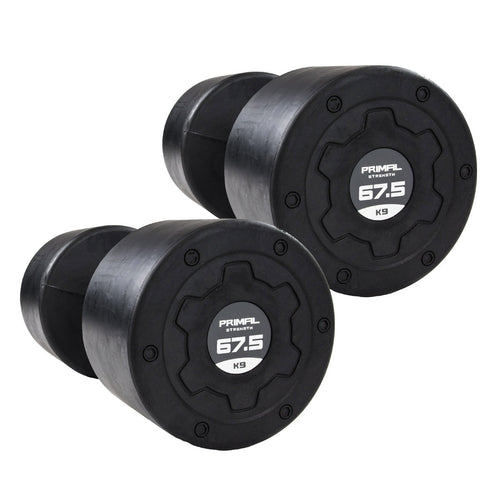 Rubber Dumbbells (Pairs)- PRE WORKED
