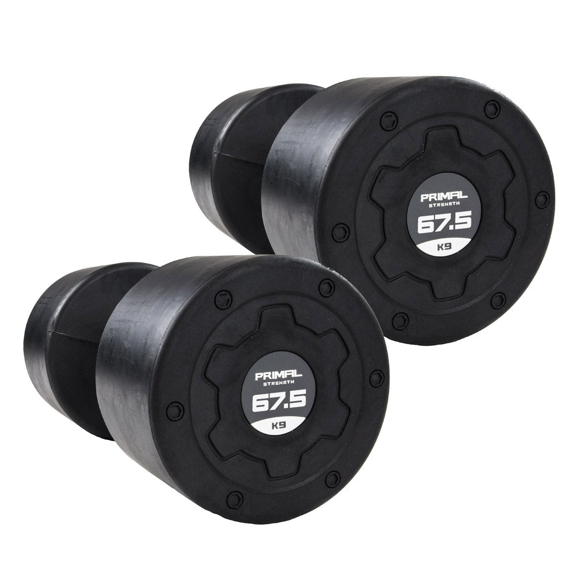 Primal Pro Series Rubber Dumbbells (Pairs)- PRE WORKED