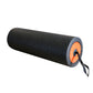a 3 in 1 orange and black foam roller set with different densities