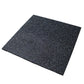 gym flooring tiles connected with white epdm connectors