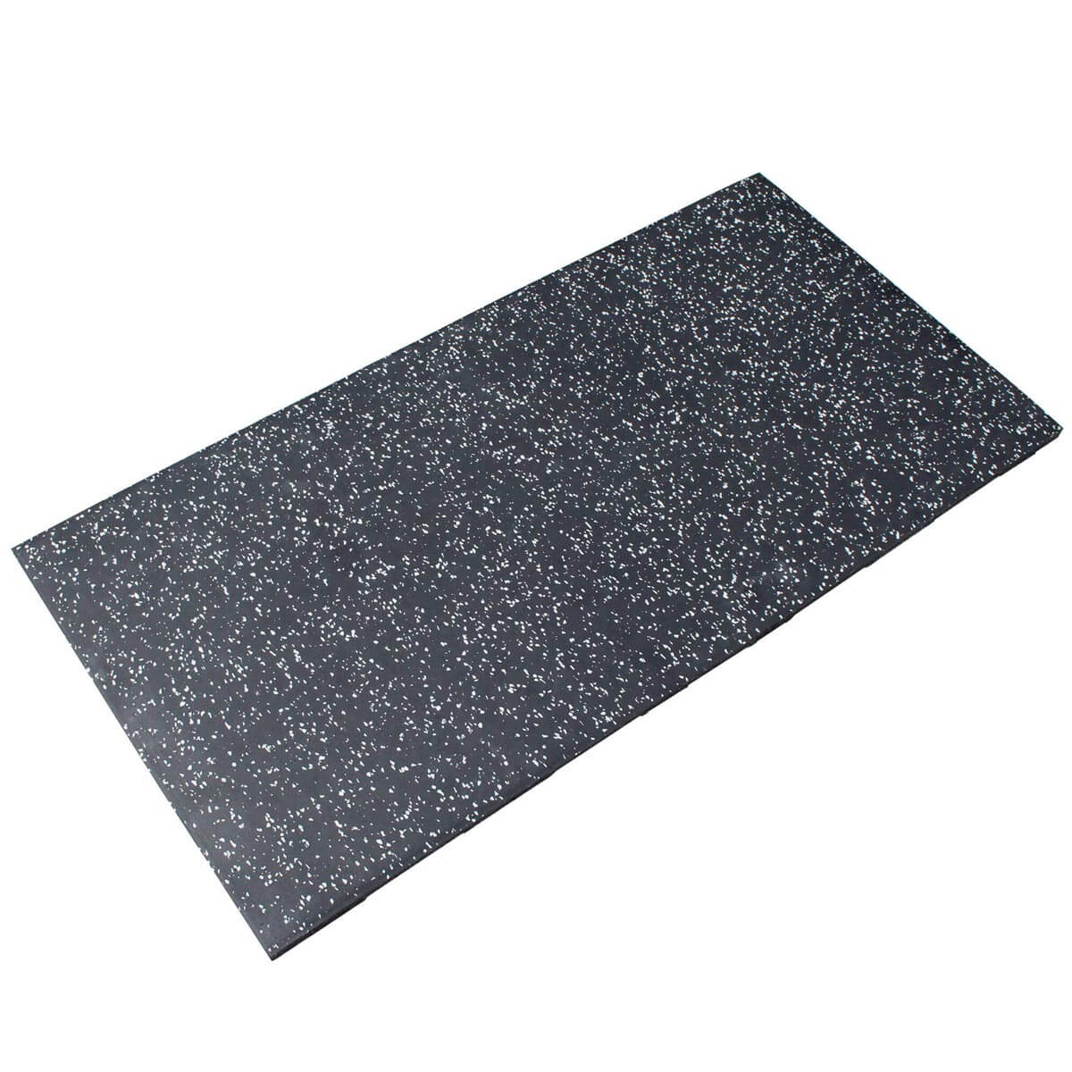 gym flooring tiles connected with white epdm connectors