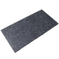 gym flooring tiles connected with white epdm connectors