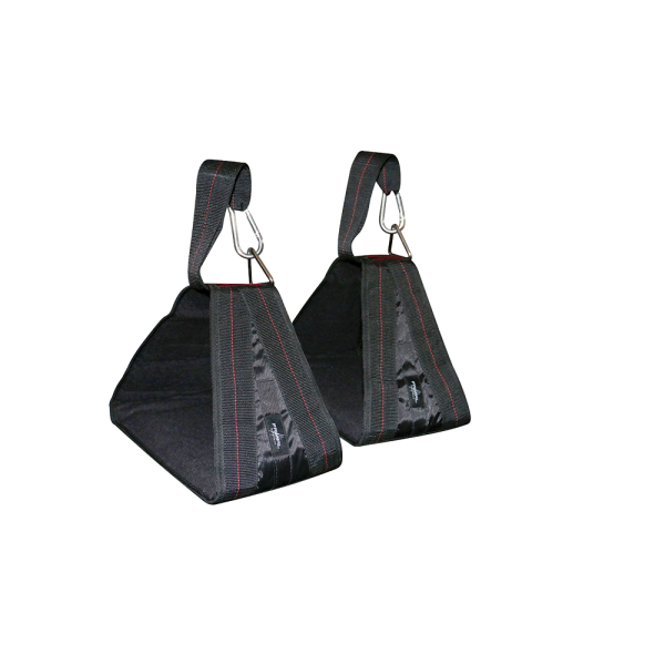 a pair of ab sling gym cable attachments