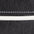 black leather with white stitching